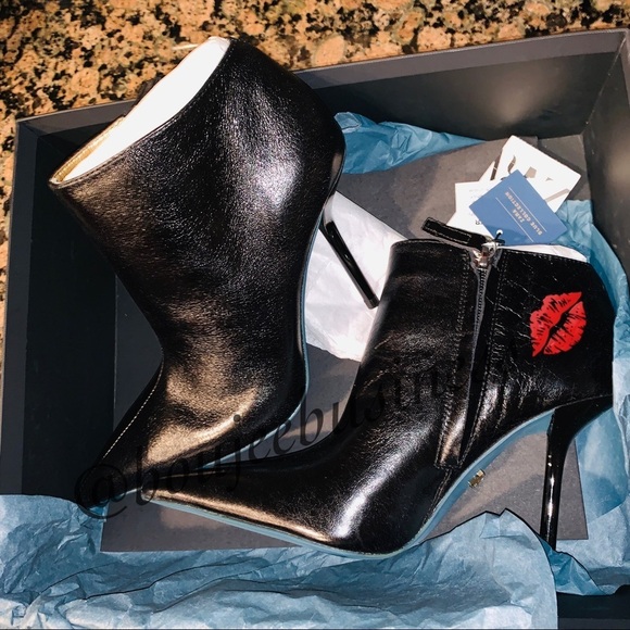 ZARA Leather Heeled Ankle Boots - Picture 5 of 5